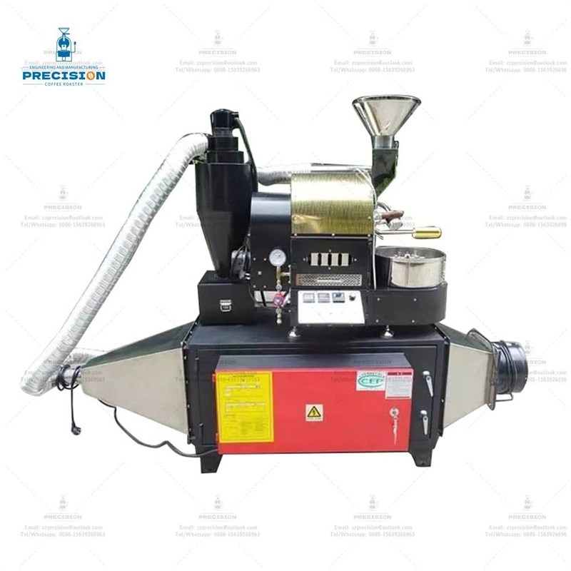 Commerciële koffiebrander Rookfilter roestvrij staal voor goede koffiebonen