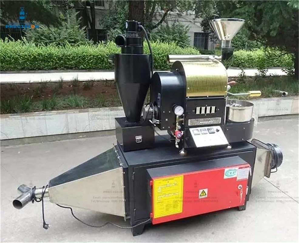 Commerciële koffiebrander Rookfilter roestvrij staal voor goede koffiebonen