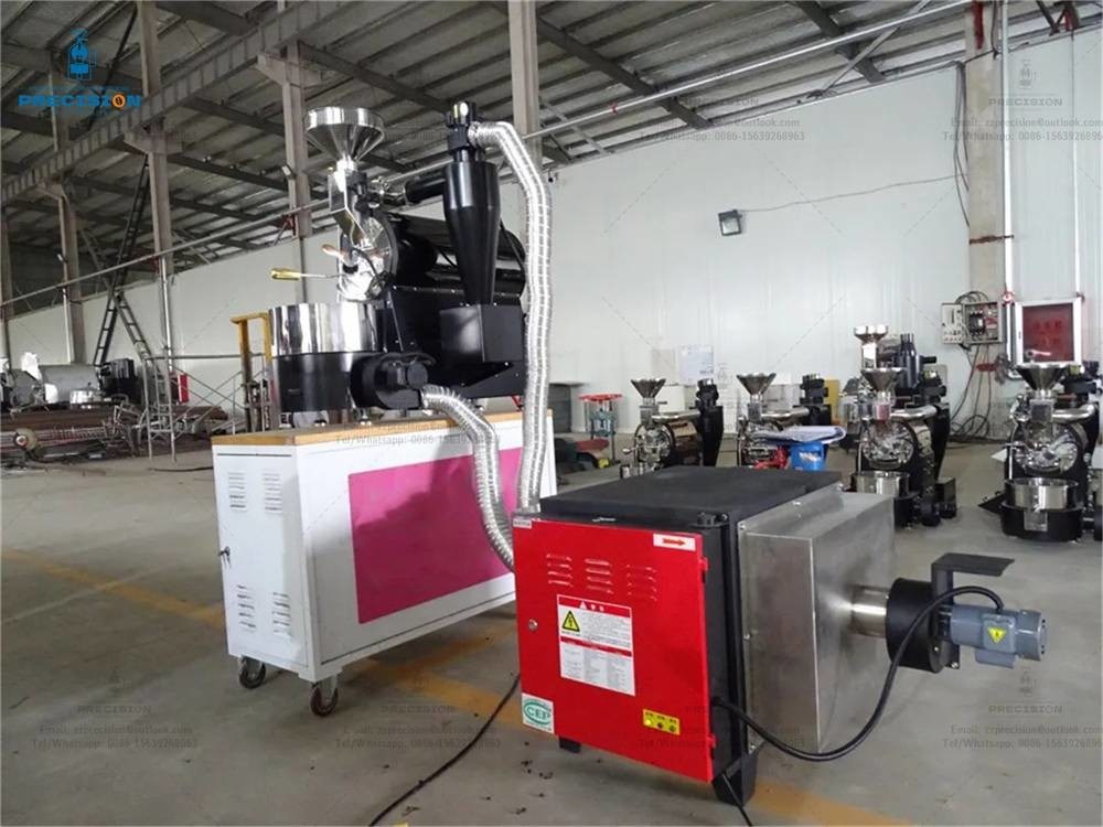 Commerciële koffiebrander Rookfilter roestvrij staal voor goede koffiebonen