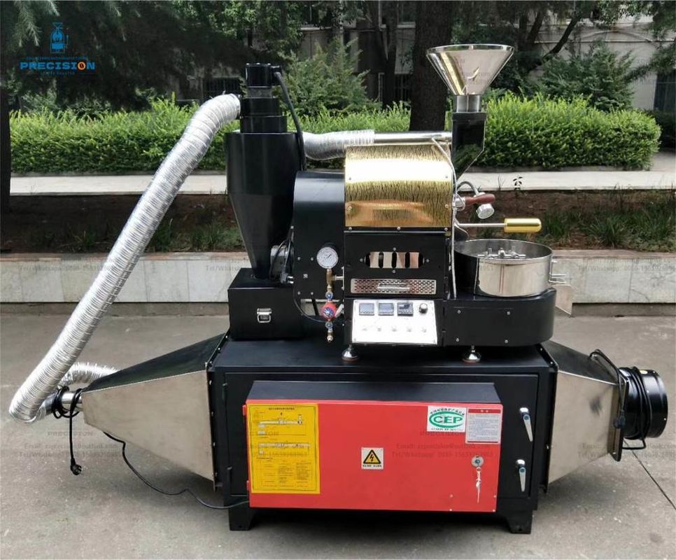 Precision 1kg Electric Coffee Roaster Roast Drum voor winkelgebruik