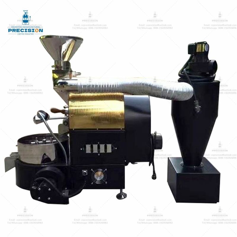 Gepersonaliseerde elektrische / gas type kleine koffie rooster met maximale capaciteit 1500g / partij