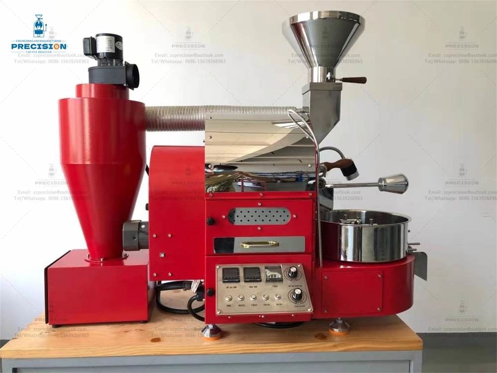 Programmeerbare 1 kg koffie rooster Rode kleur Roostertijd 12-15 minuten