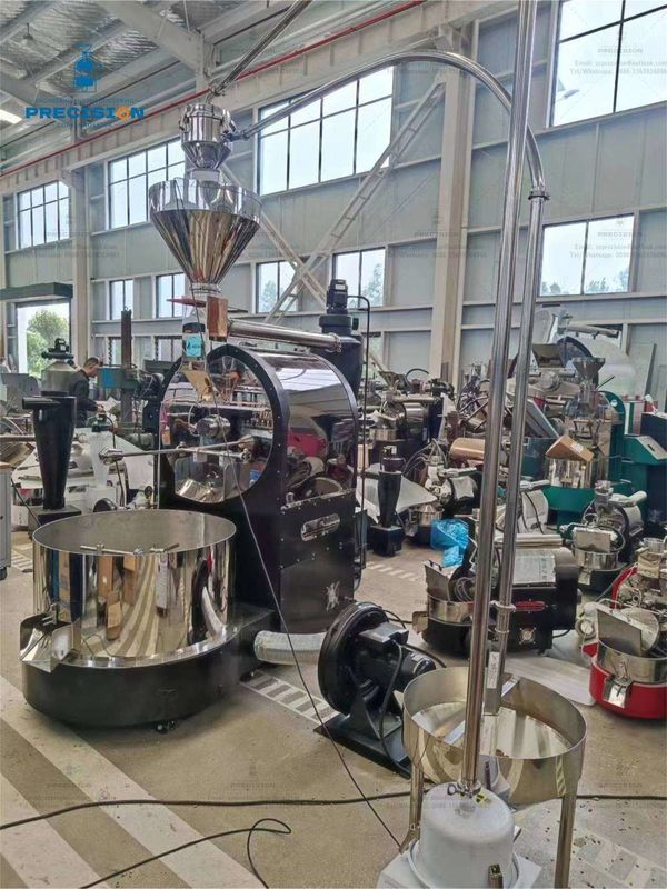 Commerciële koffiebonenroaster Warmluchtroostermethode Kleur aanpassen