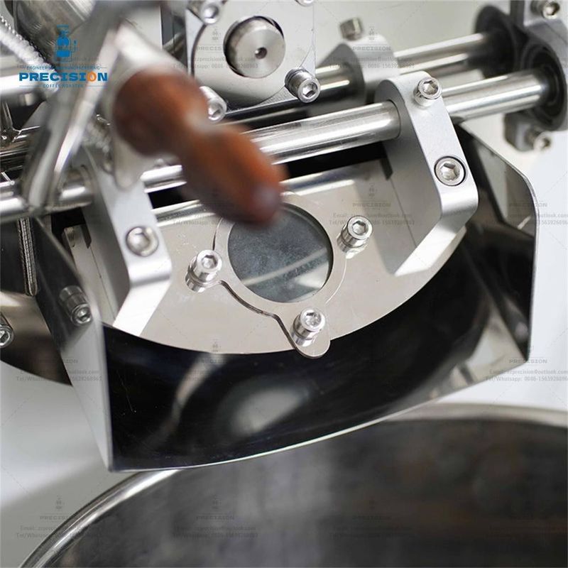 Commerciële 3 kg koffieroaster roestvrij staal trommel elektrisch / gastype