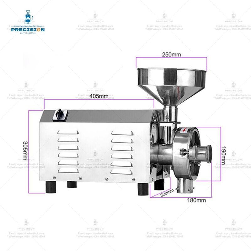 Elektrische koffiebrander en molen 30-50 kg/u Notenbrander voor thuis
