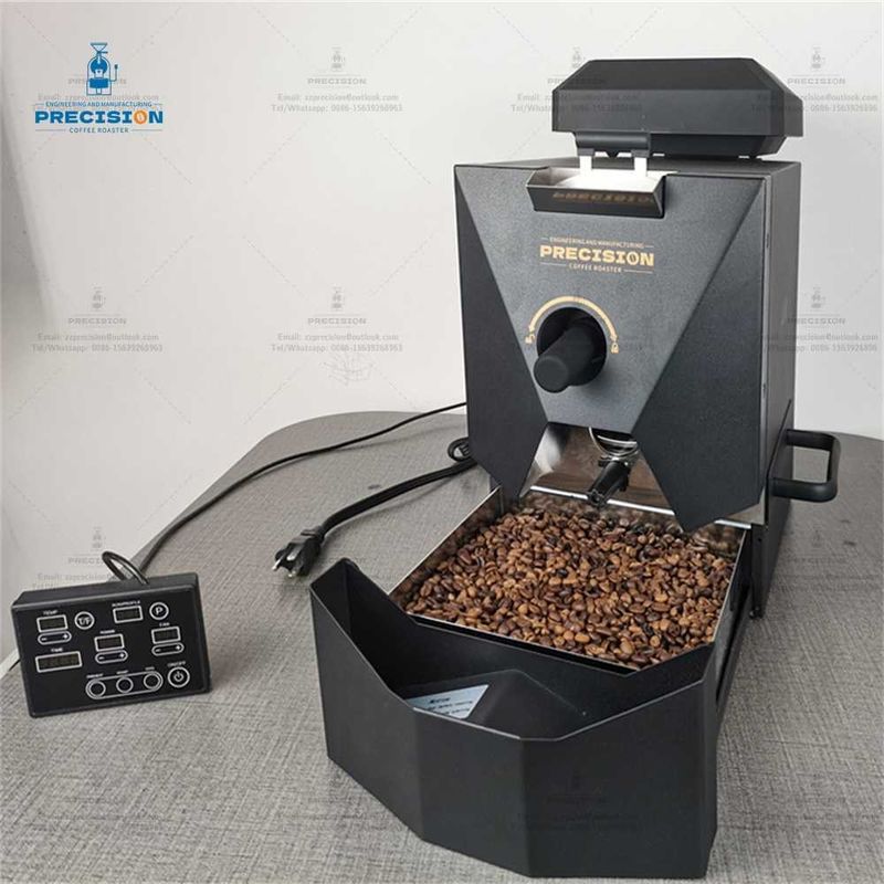 220V 2000W Zwart-witbonenrooster Huishoudelijke koffieroostermachine met volle hete luchtbakken