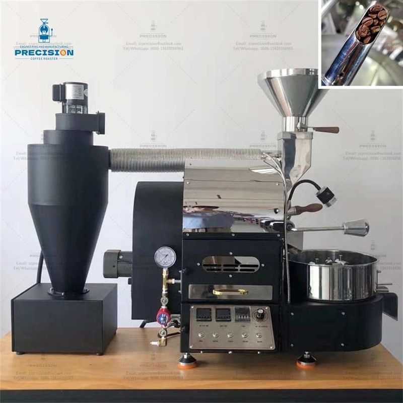 Gasroaster 200-2500g/batch Koffiebonenroaster met 1-2 minuten afkoeling