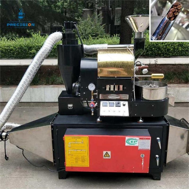 Gasroaster 200-2500g/batch Koffiebonenroaster met 1-2 minuten afkoeling