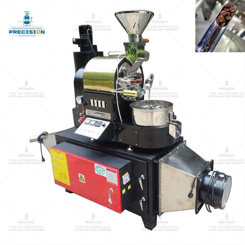 Gasroaster 200-2500g/batch Koffiebonenroaster met 1-2 minuten afkoeling