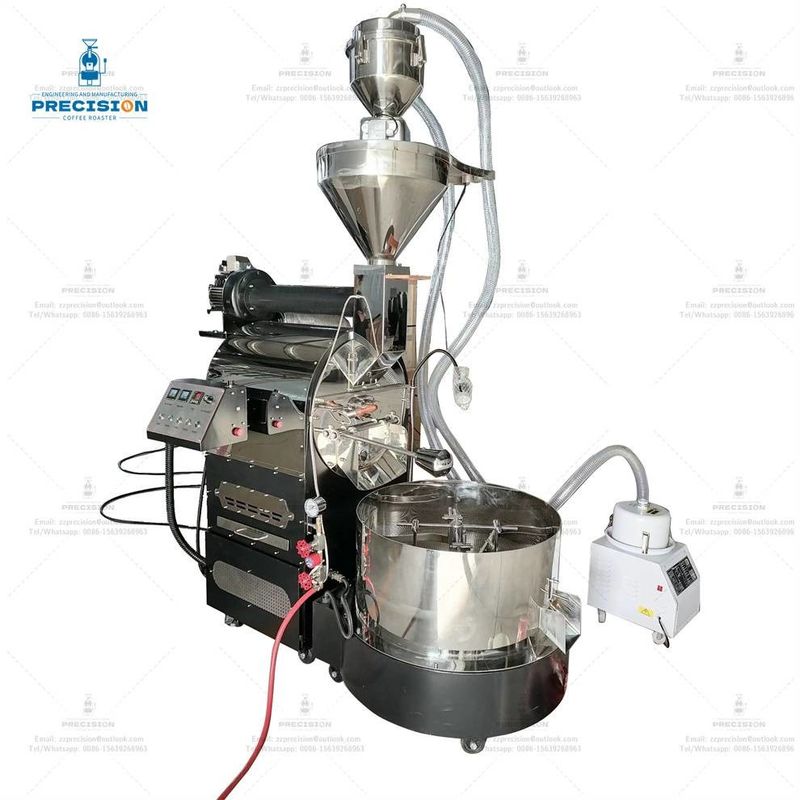 Elektrische gas handleiding Industrieel Huis 6Kg 5Kg 3Kg 2Kg Kleine Probe Roasting Machine Bonen Koffie Roaster