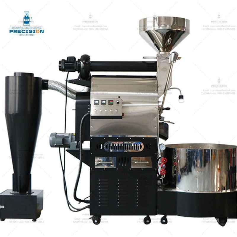 Commerciële industriële Automatische 20Kg 30Kg 60Kg Multi Burner Infrarood Gas Electric Cafe Noot Coffee Bean Roaster Machine