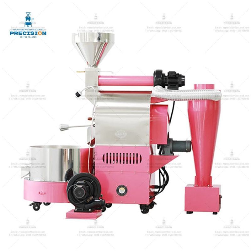 Dubbele laag roestvrij staal trommel elektrisch monster koffie noten 2kg 3kg 6kg gas bonen machine koffie rooster