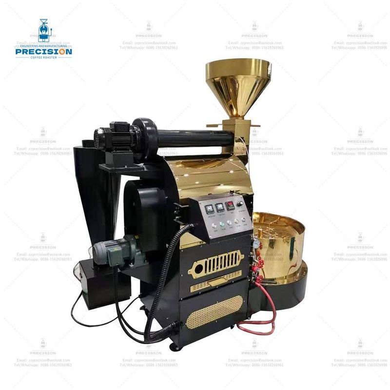 Multi-burner elektrisch gas 2kg 3kg 6kg 12kg koffiebonenroaster Giesen Commerciële koffie rooster voor thuis en rooster
