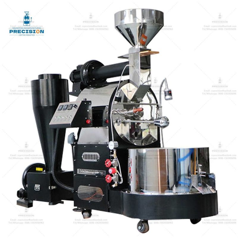 Commerciële woning 2kg 3kg 6kg Elektrische machine Koffiebroezer Voor het roosteren Cafe Gas Koffiebroezer