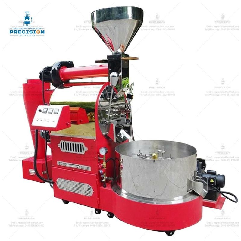 Multi-burner elektrisch gas 2kg 3kg 6kg 12kg koffiebonenroaster Giesen Commerciële koffie rooster voor thuis en rooster