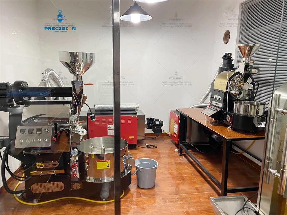 Commerciële woning 2kg 3kg 6kg Elektrische machine Koffiebroezer Voor het roosteren Cafe Gas Koffiebroezer