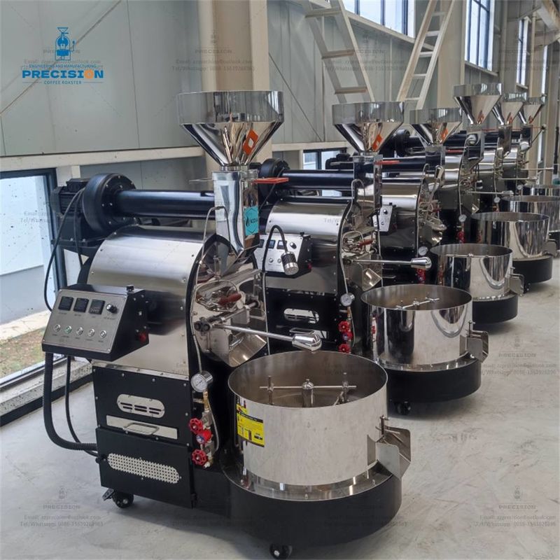 Commerciële woning 2kg 3kg 6kg Elektrische machine Koffiebroezer Voor het roosteren Cafe Gas Koffiebroezer